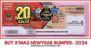 Christmas Bumper 202324  Xmas New Year Bumper 20232024 BR 95 Kerala Lottery  Kerala Next Bumper [upl. by Stephanus]