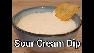 Sour Cream Dip  Recipe Basket [upl. by Stickney]