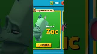 Buying ZAC for 45000 coins on Zooba [upl. by Zippel]