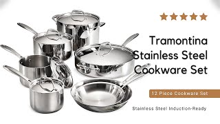 Tramontina Stainless Steel Cookware Set  The Perfect Addition to Your Kitchen [upl. by Trimmer749]