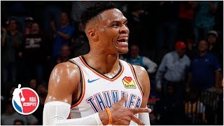 Russell Westbrook makes NBA history with 202020 game  Thunder vs Lakers  NBA Highlights [upl. by Drarehs708]