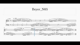 【バイエル 「第65番」N65T160】Beyer N65 T160 [upl. by Garret]