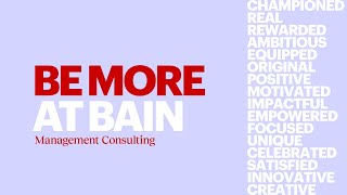 Management Consulting at Bain [upl. by Essirahs]