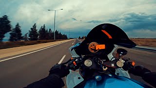 Crazy highway ride  SUZUKI GSXR 1000 L1  ACCELERATION  TOP SPEED  BROCKS QUICKSHIFTER 4K [upl. by Sualokcin]