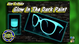 Make Glow In The Dark Paint amp DIY Bright Glow Glasses [upl. by Ellinehc]