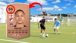 How Good Is A 55 Rated PRO FOOTBALLER In REAL LIFE Crazy Skills amp Goals [upl. by Topper]