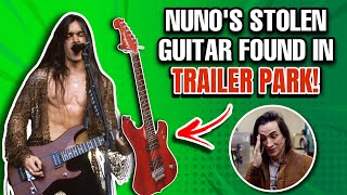 ‼️Nuno Bettencourt’s Washburn N4 Guitar STOLEN in 1995 and found years later in TRAILER PARK😱🎸 [upl. by Keldah416]