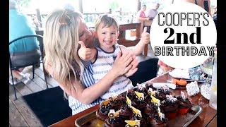 COOPER’S SECOND BIRTHDAY  A DAY IN THE LIFE SAHM  Brittani Boren Leach [upl. by Anada]