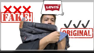 HOW TO SPOT REAL or FAKE LEVI’S  LevisReview [upl. by Nivlem]