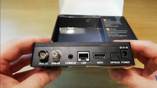 Mecool K5 Amlogic S905X3 Smart TV Box Android 90 4K Media Player DVBS2T2  unboxing [upl. by Kirenoj376]