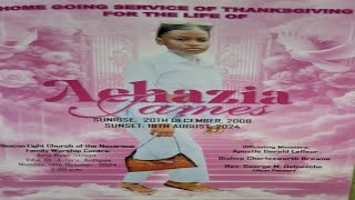 Home going Service Of Thanksgiving for The Life Of Achazia James [upl. by Ajin]