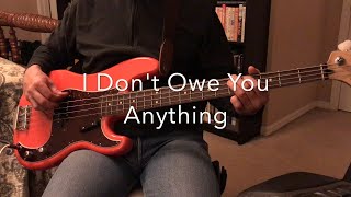 I Dont Owe You Anything BASS  The Smiths [upl. by Nosneb]