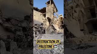 Palestine 🇵🇸 mercilessly destroyed by Israel 🇮🇱 gaza palestine israel war middleeastwar [upl. by Pammy109]