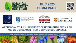 Botanical University Challenge 2023 Semifinals and Grand Final [upl. by Halehs]