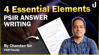 PSIR Answer Writing Framework  4 Essential Elements upsc levelupias [upl. by Morrill]