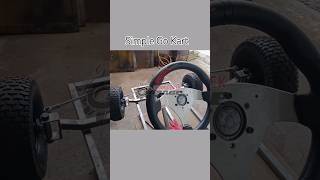 Steering Go Kart shorts diy homemade build custom [upl. by Berger48]