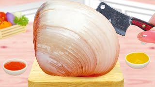 Seafood Recipe🐚How To Make The Best Clams Pasta At Mini Kitchen💕Yo Yo Mini Cooking [upl. by Ydnyl93]