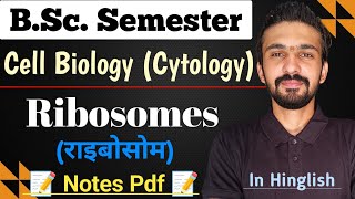 Ribosomes  Bsc Semester  Cell Biology  By Dadhich Sir [upl. by Lund48]