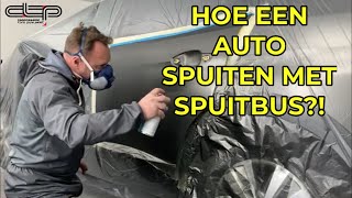 Hoe een auto spuiten met spuitbus [upl. by Chucho693]