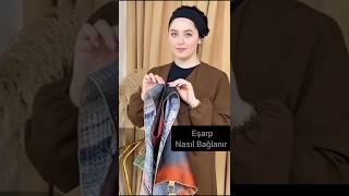 eşarp nasıl Bağlanır şalbağlama hijabtutorial لغات حجاب اشارب [upl. by Gibbie475]