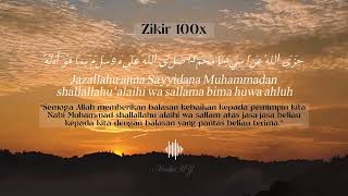 JAZALLAHU ANNA SAYYIDINA MUHAMMADAN 100x islam islamic jomselawat [upl. by Attelrahs]