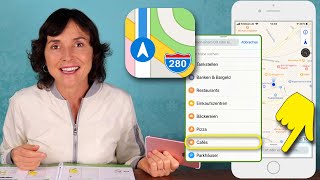 iPhone Kurs für Seniorinnen Teil 33 Ein Café mit der App Karten finden [upl. by Zechariah]