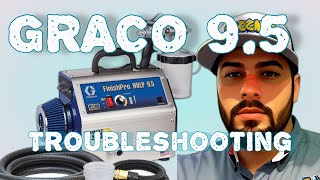 Graco 95 Hvlp Spraying Troubleshooting spray issues [upl. by Rosane]