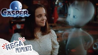 Casper Becomes Human 👻 Casper  Halloween Special🎃  Movie Moments  Mega Moments [upl. by Nybbor]