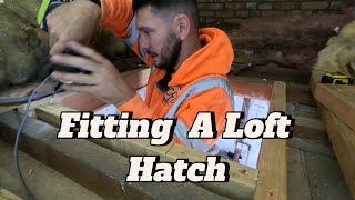 FittIng A loft Hatch Kitchen Part 4 diytips [upl. by Namilus]