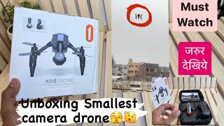 Smallest camera drone unboxing drone pocketdrone new toys unboxing tech explore gadgets [upl. by Alwyn574]