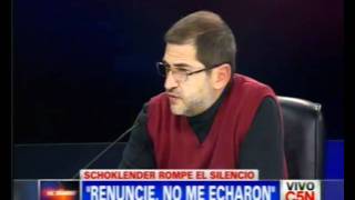 C5N  POLITICA  SCHOKLENDER ROMPE EL SILENCIO  2 [upl. by Arabeila]