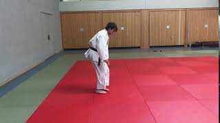 Rolle Seitwärts von Rechts  Judo Fallschule [upl. by Abernon]