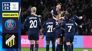 HIGHLIGHTS  PSG vs BK Häcken  UEFA Womens Champions League 202324 Français [upl. by Ahsar391]