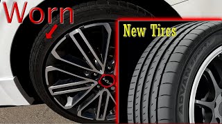 Worn tires on my Kia Forte GTNew Tires are on the way [upl. by Vetter]