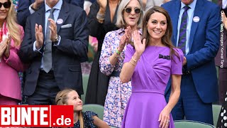 Prinzessin Kate  Prinzessin Kate zeigt in Wimbledon ihr schönstes Lachen [upl. by Hassett]