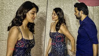 Glimpse of Kajal Agerwal Beautiful Moment With Husband At Jio World Plaza Launch [upl. by Lowis293]