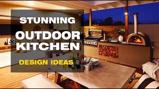 Stunning OUTDOOR KITCHEN IDEAS  Interior Design  YouHome [upl. by Alvira667]