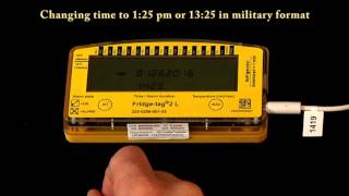 3How to change datetime amp ºC to ºF on a Fridgetag® 2 amp 2L [upl. by Salokin463]