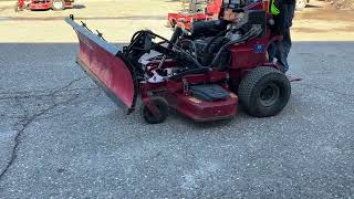 Toro Grand Stand Multiforce Stand On MowerPlow [upl. by Yl]