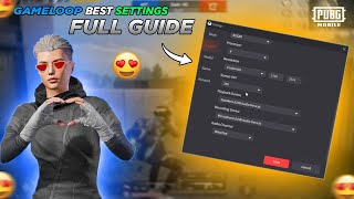 ⚡My Personal Gameloop Settings Revealed😍 🔧Gameloop Best Settings For Low End PC ✅ [upl. by Leasia]