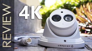 Amcrest 8MP 4K Turret Outdoor POE IP Security Camera Review [upl. by Drain]