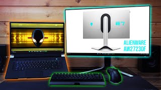 My New Alienware Gaming Setup 20 Featuring X17 r2 and AW2723DF [upl. by Aikaj]