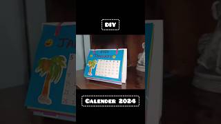 DIY Calendar making 🗓 easy crafts ytshorts trending diy easycraftideas artist craft newyear [upl. by Naitsabas432]