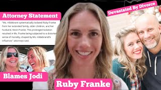 Ruby Franke BLAMES Jodi Hildebrandt Statement From Attorney [upl. by Anilec]