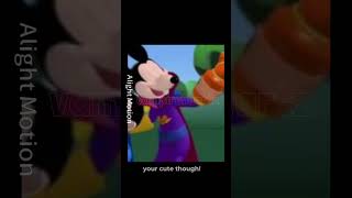 wait a minute edit  mortimer mouse mickey mouse clubhouse edit original  vampireheartz [upl. by Laktasic]