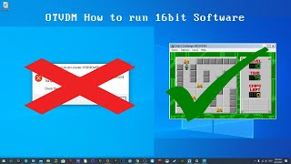 OTVDM  How To Run 16bit Software WIN [upl. by Pyne442]