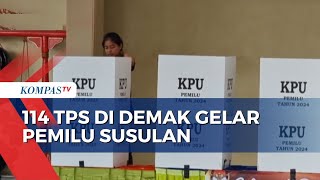 Pantauan Situasi Pemungutan Suara Susulan di Demak dan Yogyakarta [upl. by Tterrab]