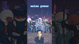 Asian Power countryhumans countryballs animation shorts wellerman [upl. by Evey]