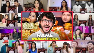 CARRYMINATI REACTION MASHUP 丨RARE INDIAN STREET FOODYUMMY 🤤丨 [upl. by Ahseinaj]