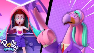 Lila reste coincée dans un portail glitch avec des flamants roses   Polly Studio daventure Ep 2 [upl. by Randi231]